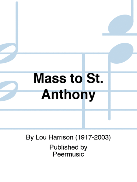 Mass to St. Anthony