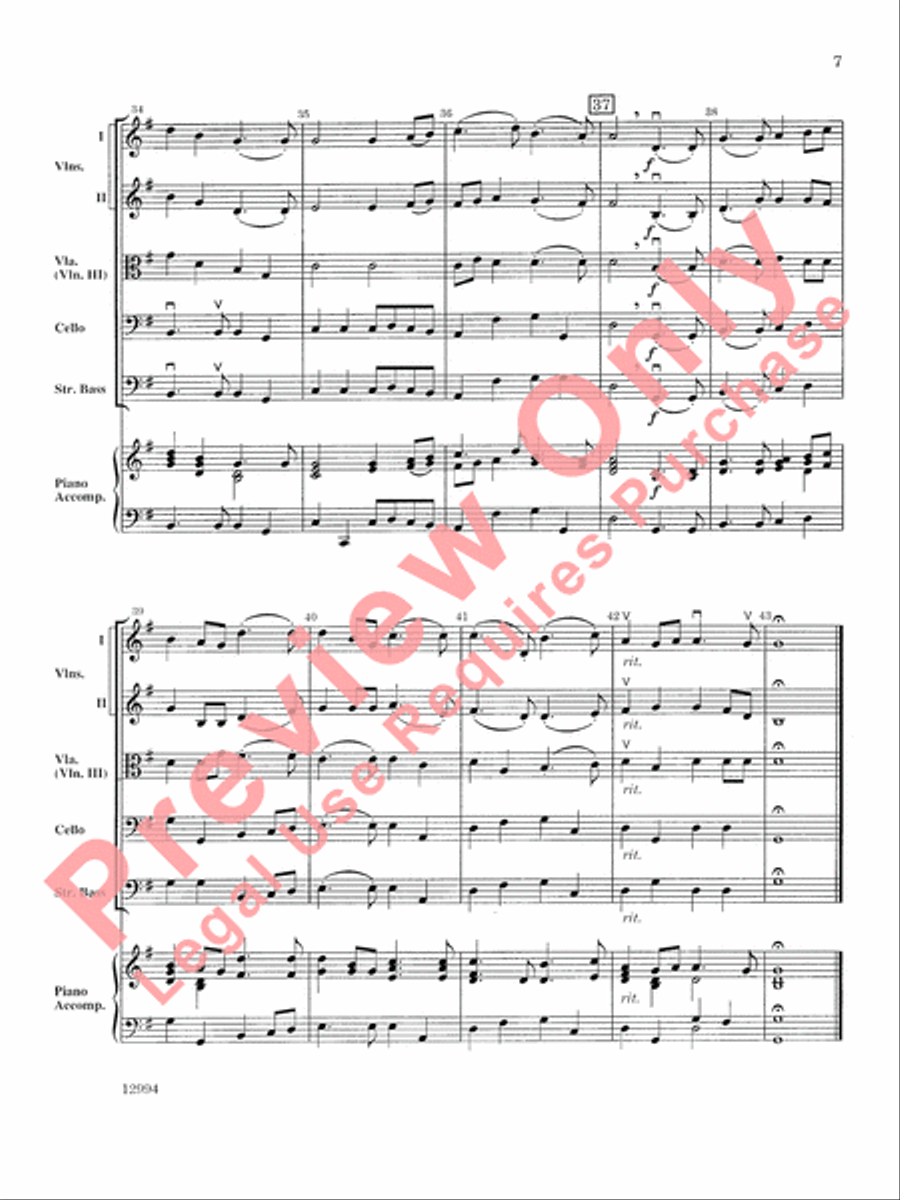 Overture String Orchestra scores gallery preview page 8
