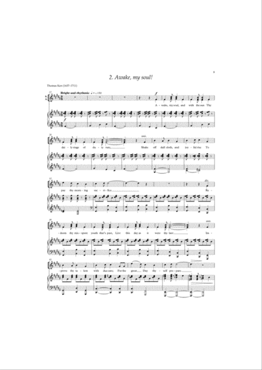 Bob Chilcott Anthems 2 4-Part scores gallery preview page 4