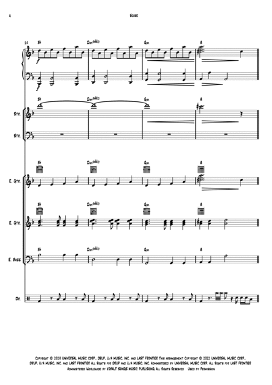 No Time To Die Small Ensemble scores gallery preview page 4