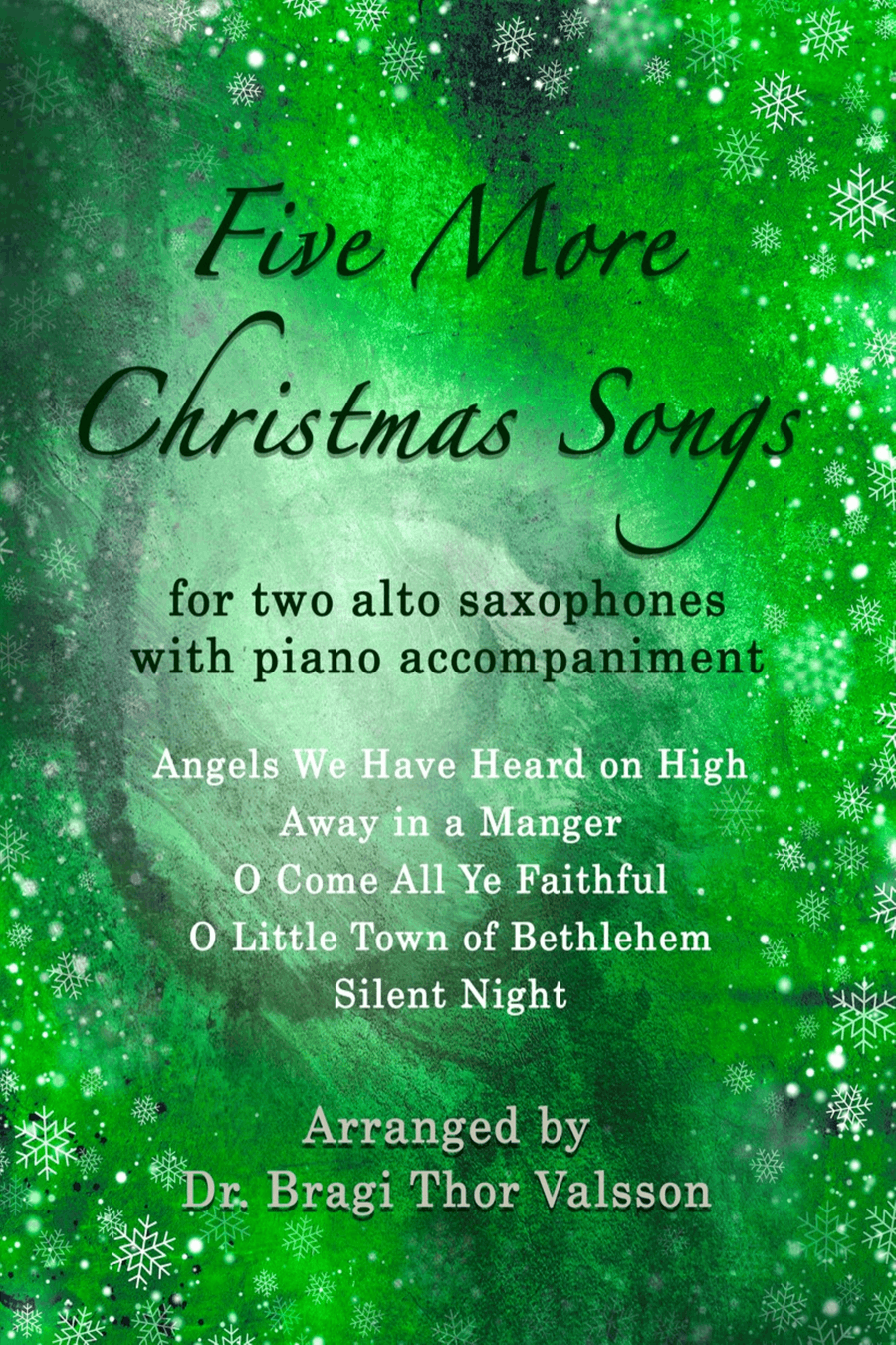 Five More Christmas Songs - two Alto Saxophones with Piano Accompaniment Woodwind Duet scores gallery preview page 1