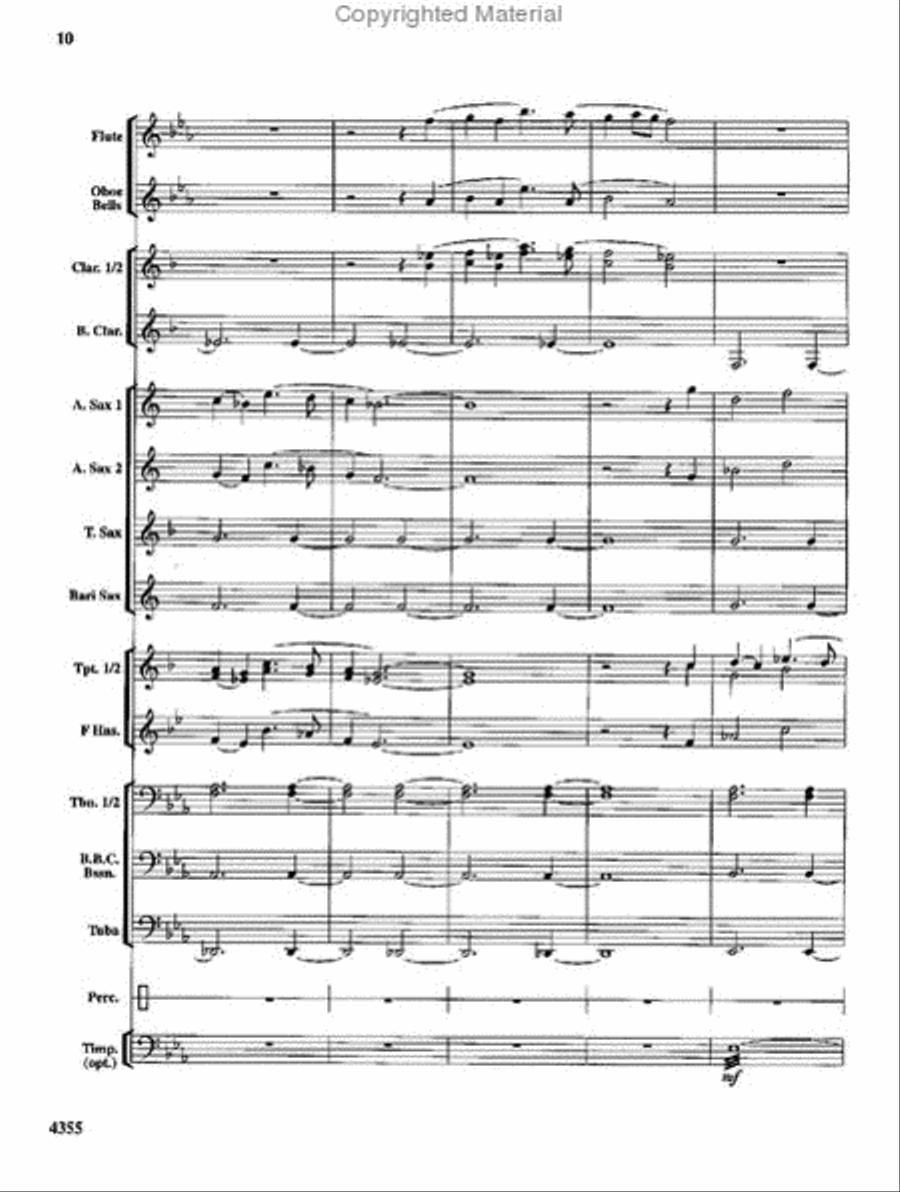 In the Shining of the Stars Concert Band scores gallery preview page 11