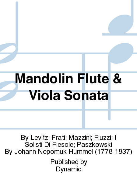 Mandolin Flute & Viola Sonata