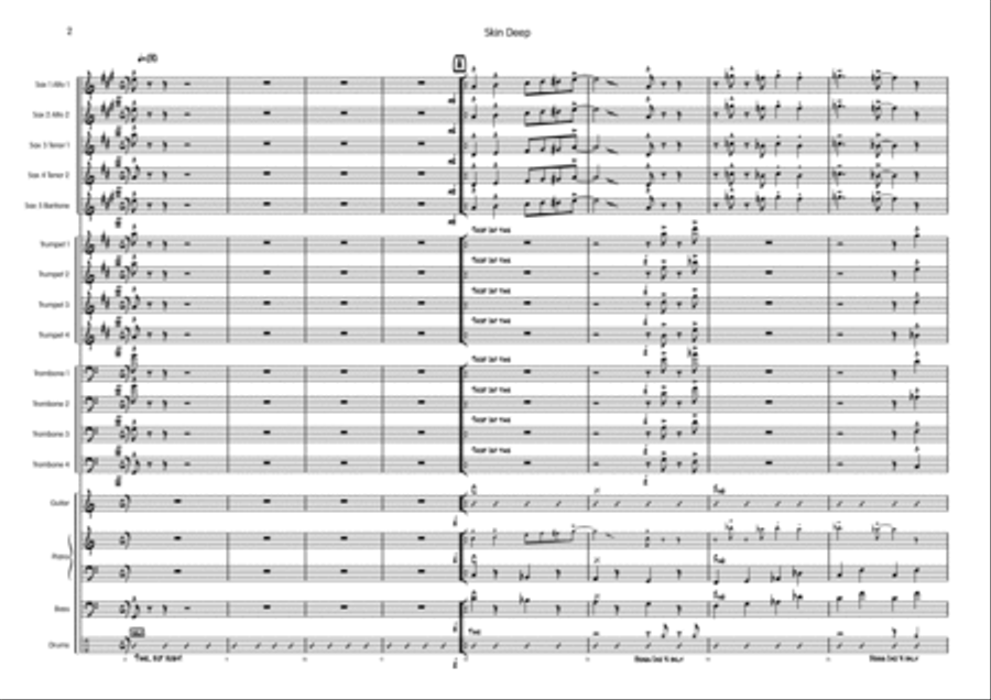 Skin Deep Big Band scores gallery preview page 3