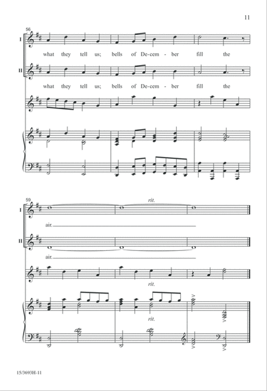 Bells of December Bells of December 2-Part scores gallery preview page 11