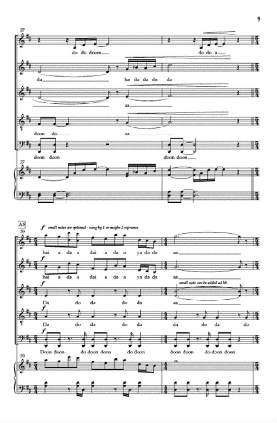 Gota Gota SSAATB scores gallery preview page 8