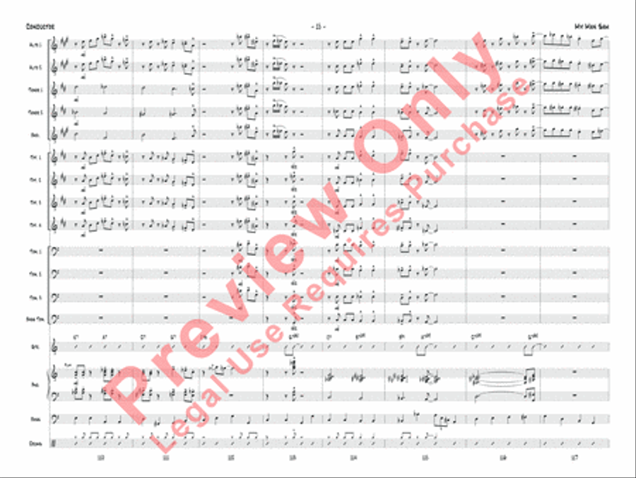 My Man Sam 3-Part scores gallery preview page 18