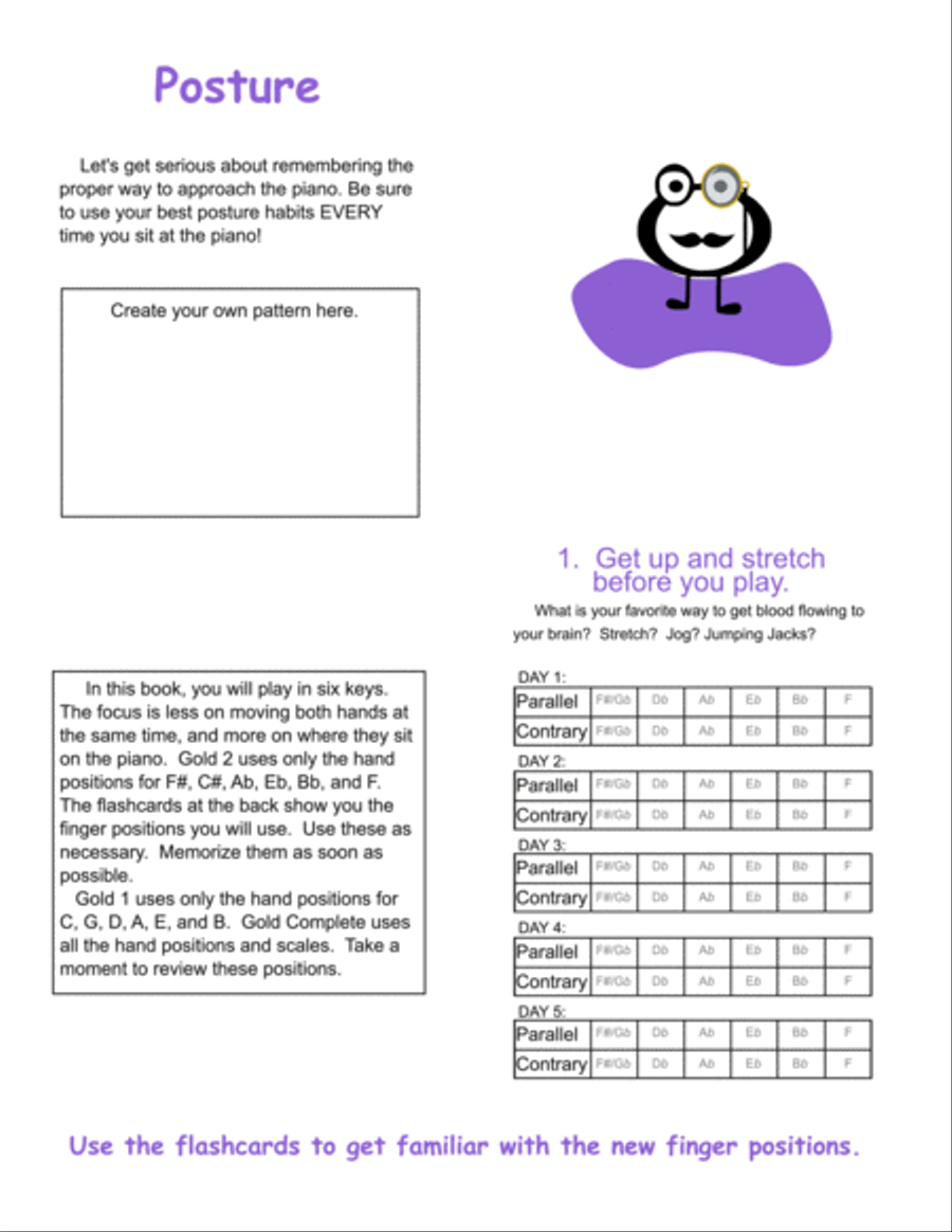 Gold 2 - Finger Olympiad (piano) Piano Method scores gallery preview page 6