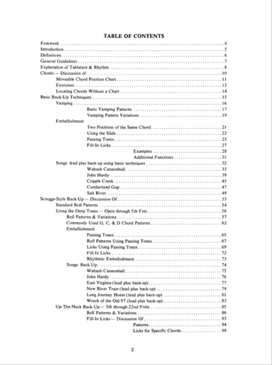 Back-Up Banjo Banjo scores gallery preview page 4