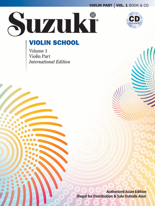 Book cover for Suzuki Violin School (Asian Edition)
