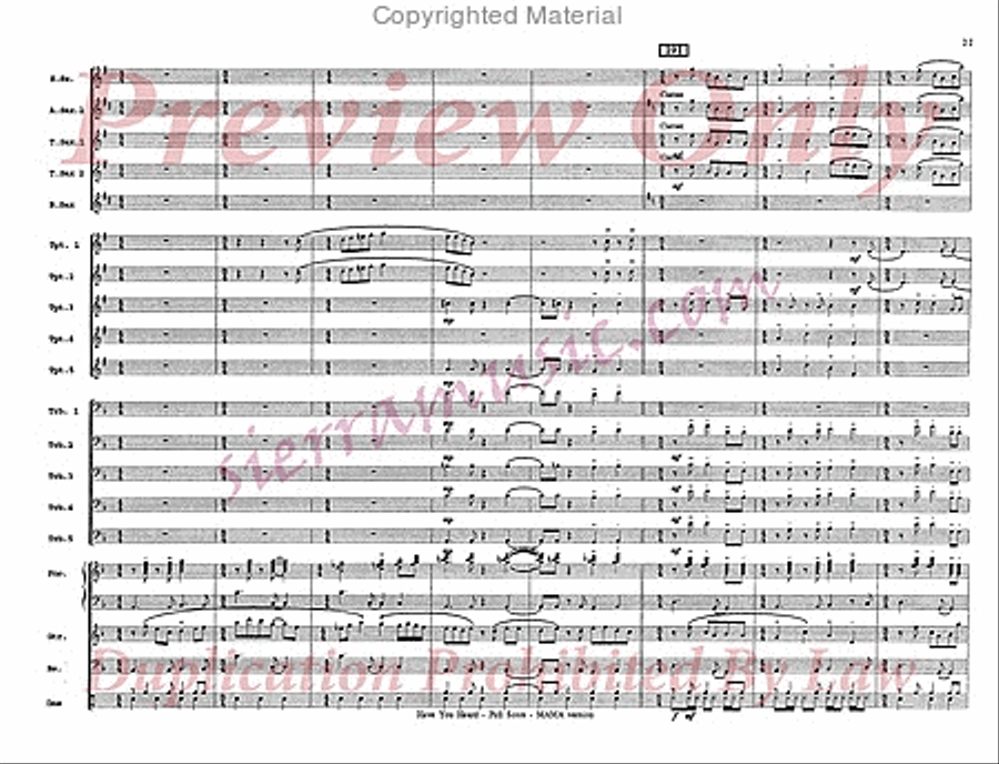 Have You Heard (Pro) Have You Heard (Pro) Big Band scores gallery preview page 23