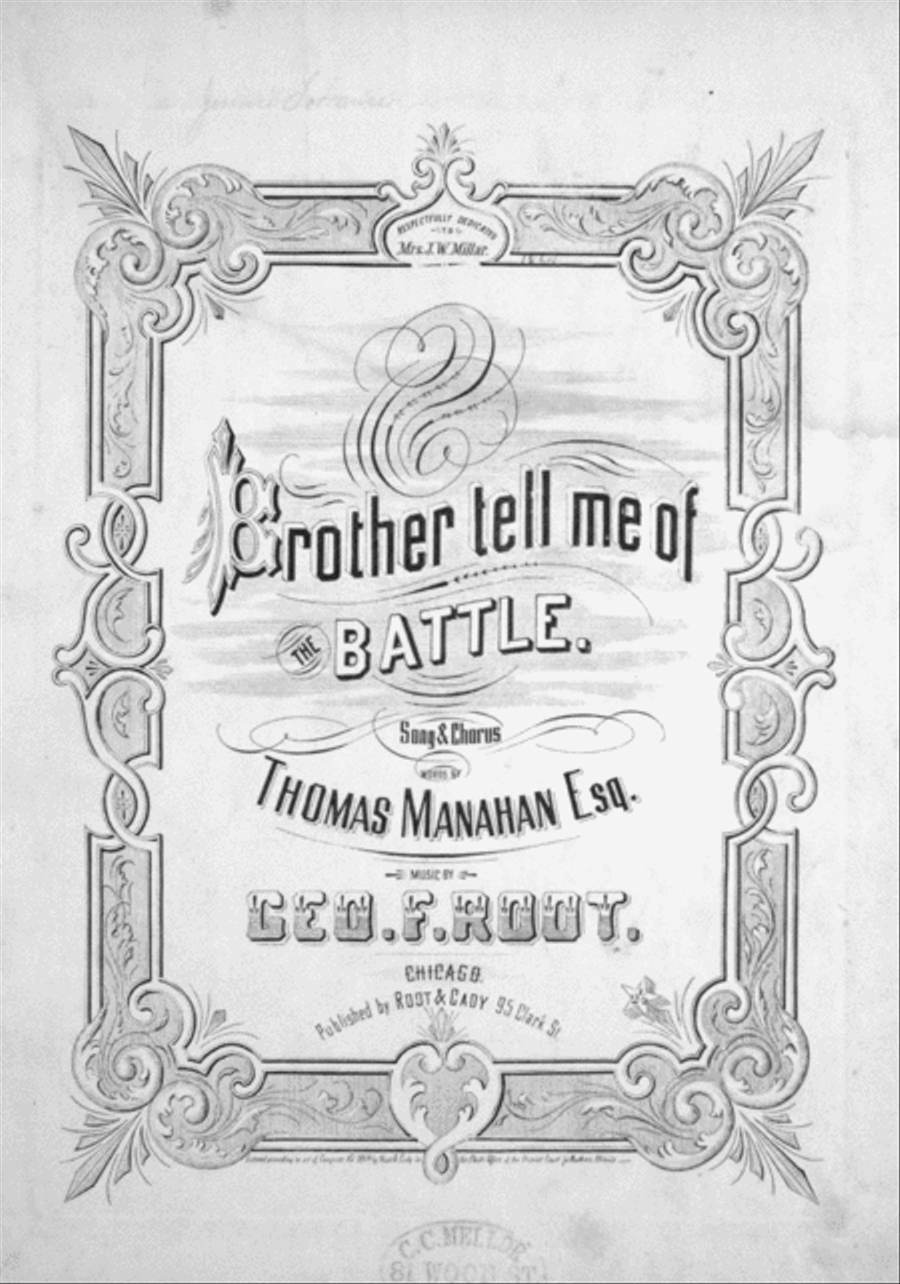 Brother Tell Me of the Battle. Song & Chorus Choir scores gallery preview page 1