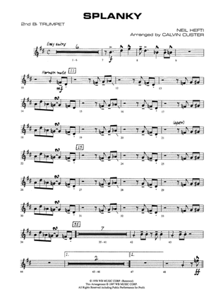 Splanky: 2nd B-flat Trumpet