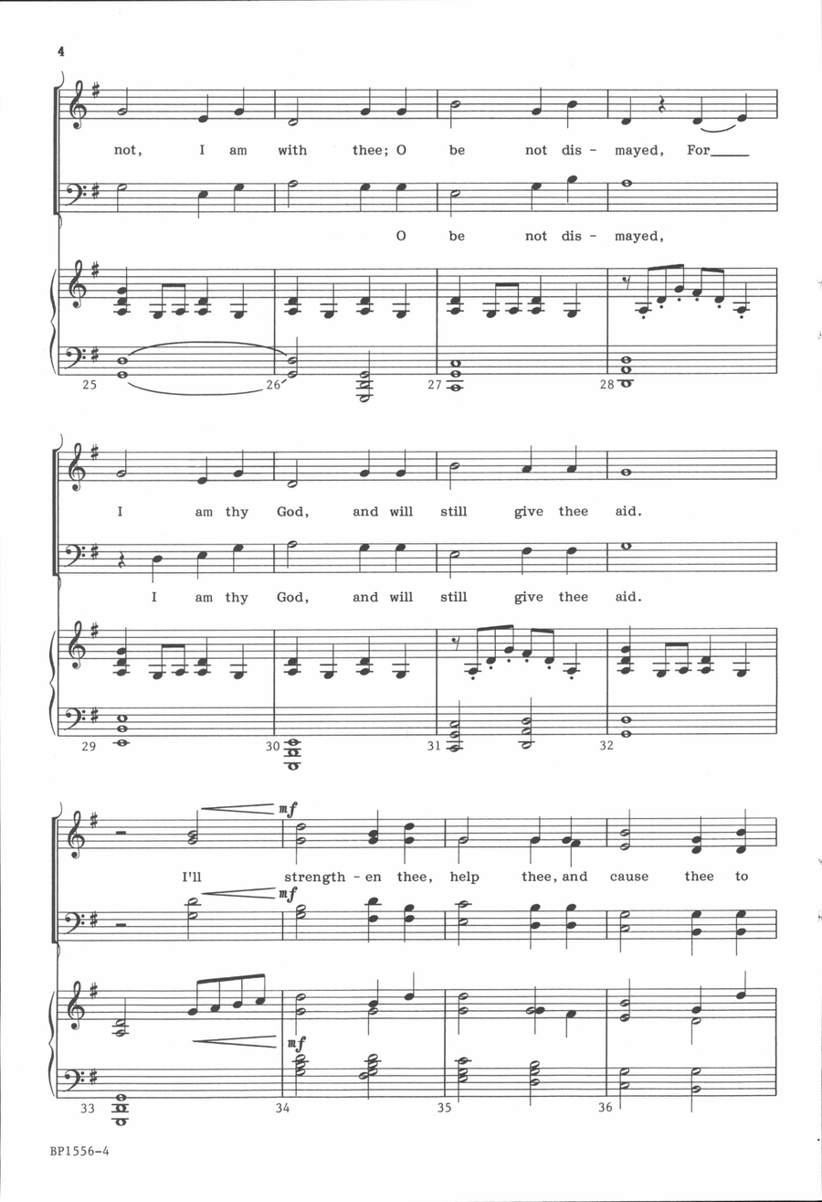How Firm a Foundation 4-Part scores gallery preview page 4
