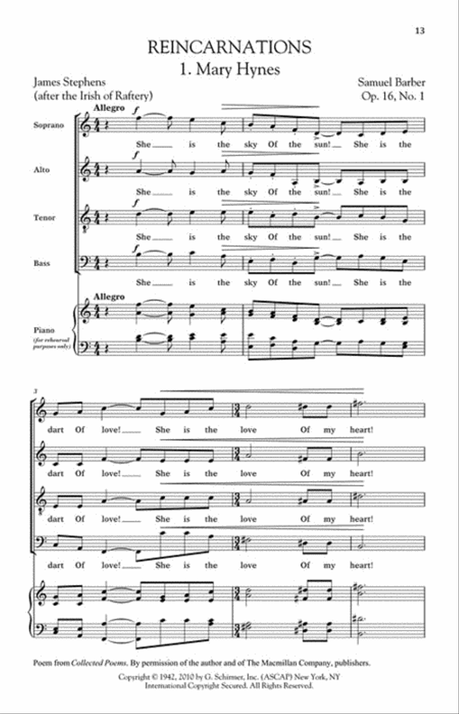 Reincarnations – Complete Edition 4-Part scores gallery preview page 4