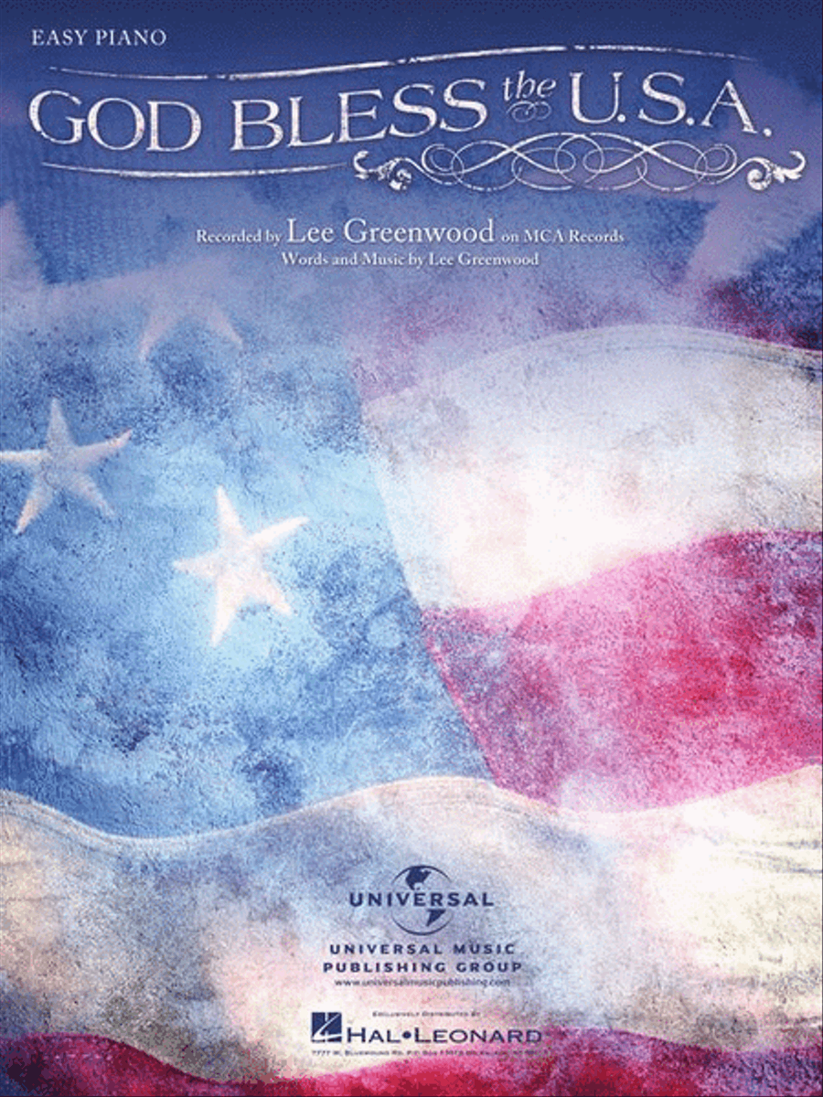 God Bless the U.S.A. Easy Piano scores gallery preview page 3