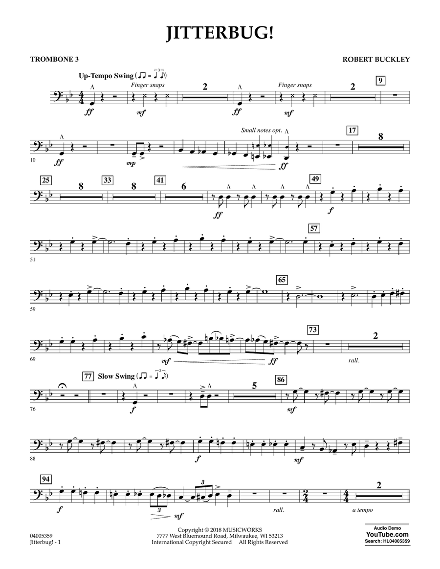 Jitterbug! - Trombone 3