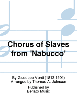 Chorus of Slaves from 'Nabucco'