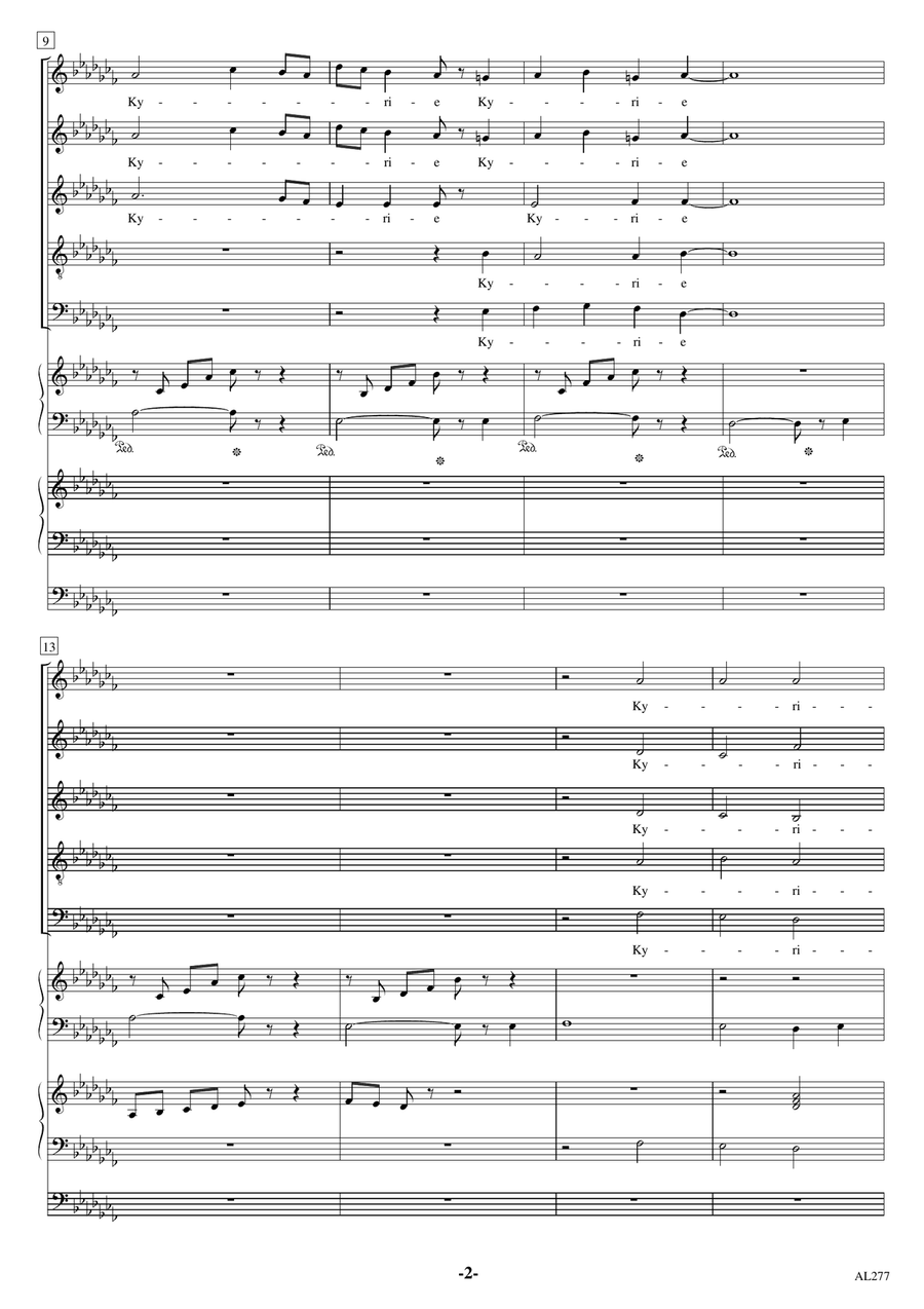 Cry Me A River Cry Me A River 4-Part scores gallery preview page 2