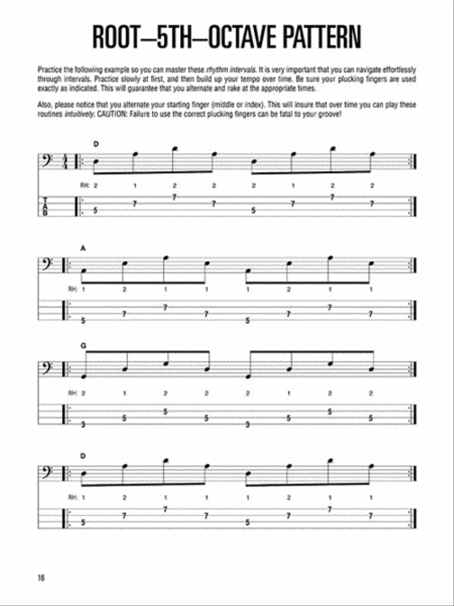 R&B Bass – A Guide to the Essential Styles and Techniques Bass Guitar Tablature scores gallery preview page 4