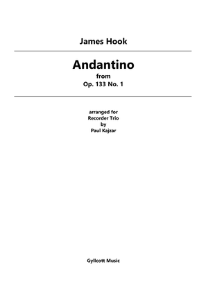 Andantino (Recorder Trio)