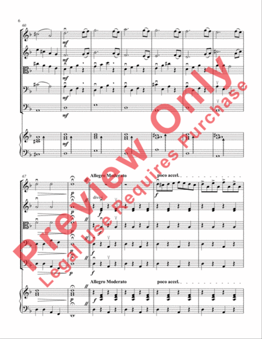 Charming Czárdás String Orchestra scores gallery preview page 9