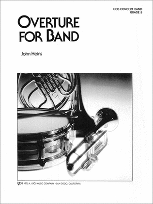 Book cover for Overture For Band - Score