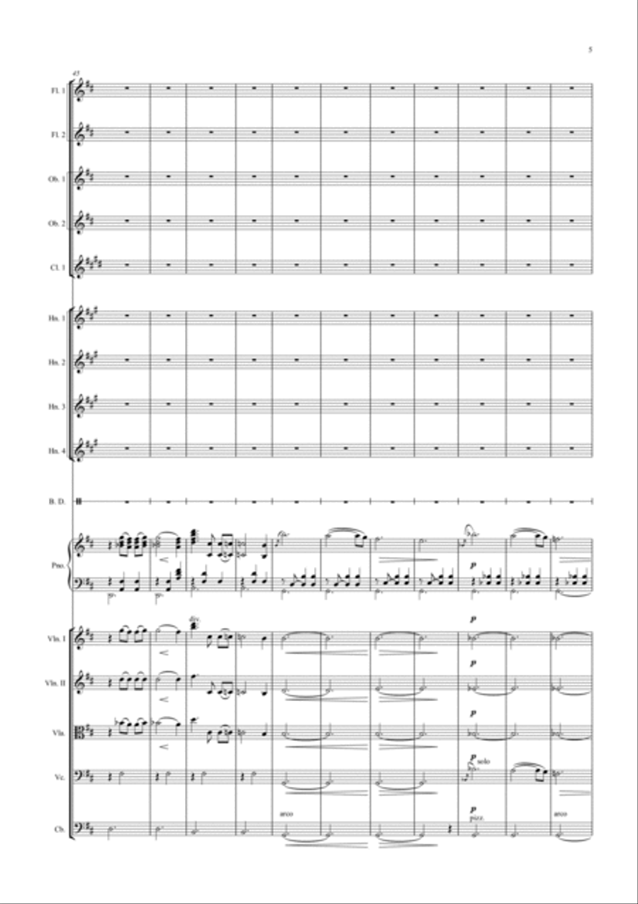 Lust, Caution Chamber Orchestra scores gallery preview page 5