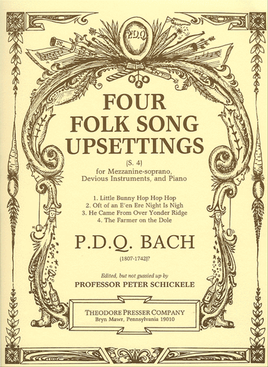 Four Folk Song Upsettings by PDQ Bach Chamber Music - Sheet Music