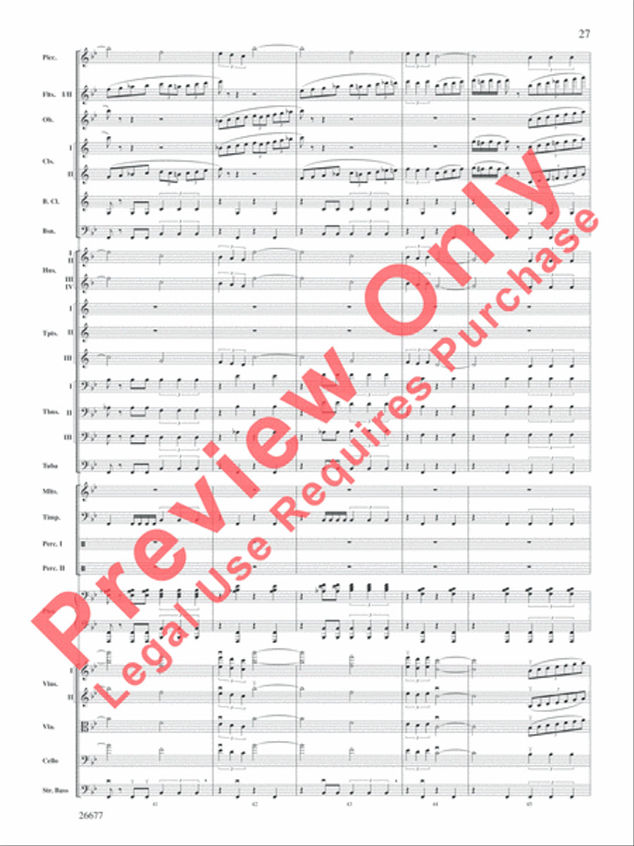 Star Wars Epic -- Part II, Suite from the Full Orchestra scores gallery preview page 60