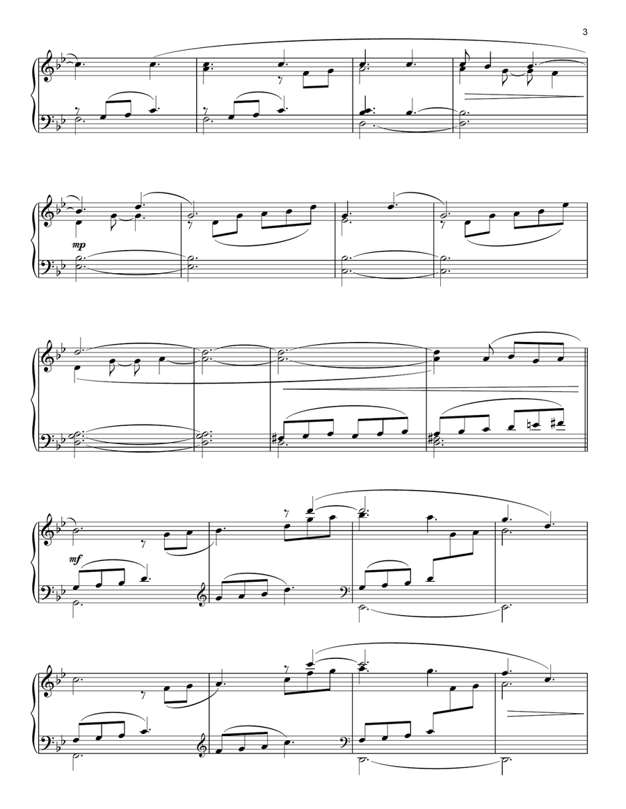 One Look (Reprise) Piano Solo scores gallery preview page 3