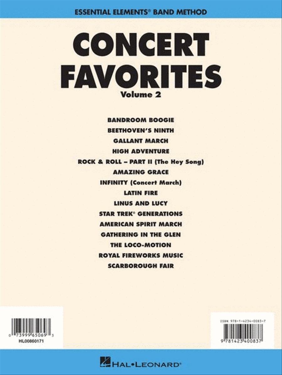 Concert Favorites Vol. 2 – F Horn Concert Band Methods scores gallery preview page 6