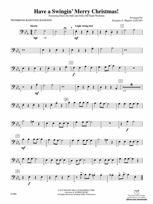 Have a Swingin' Merry Christmas!: 1st Trombone