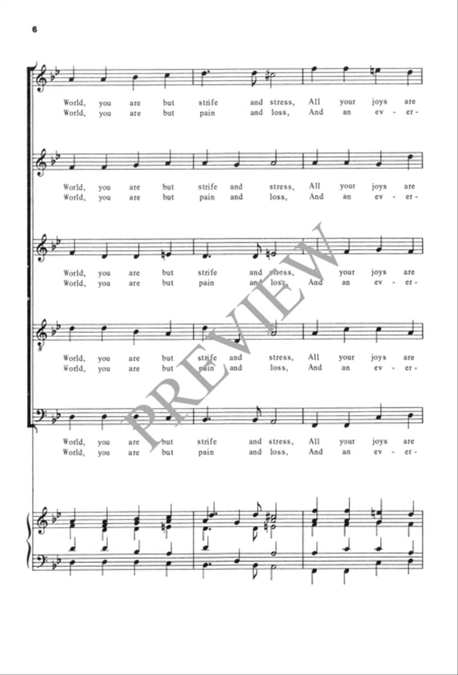 World, Farewell, You Cannot Hold Me SSATB scores gallery preview page 7
