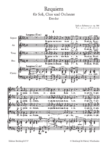 Requiem in D flat major Op. 148