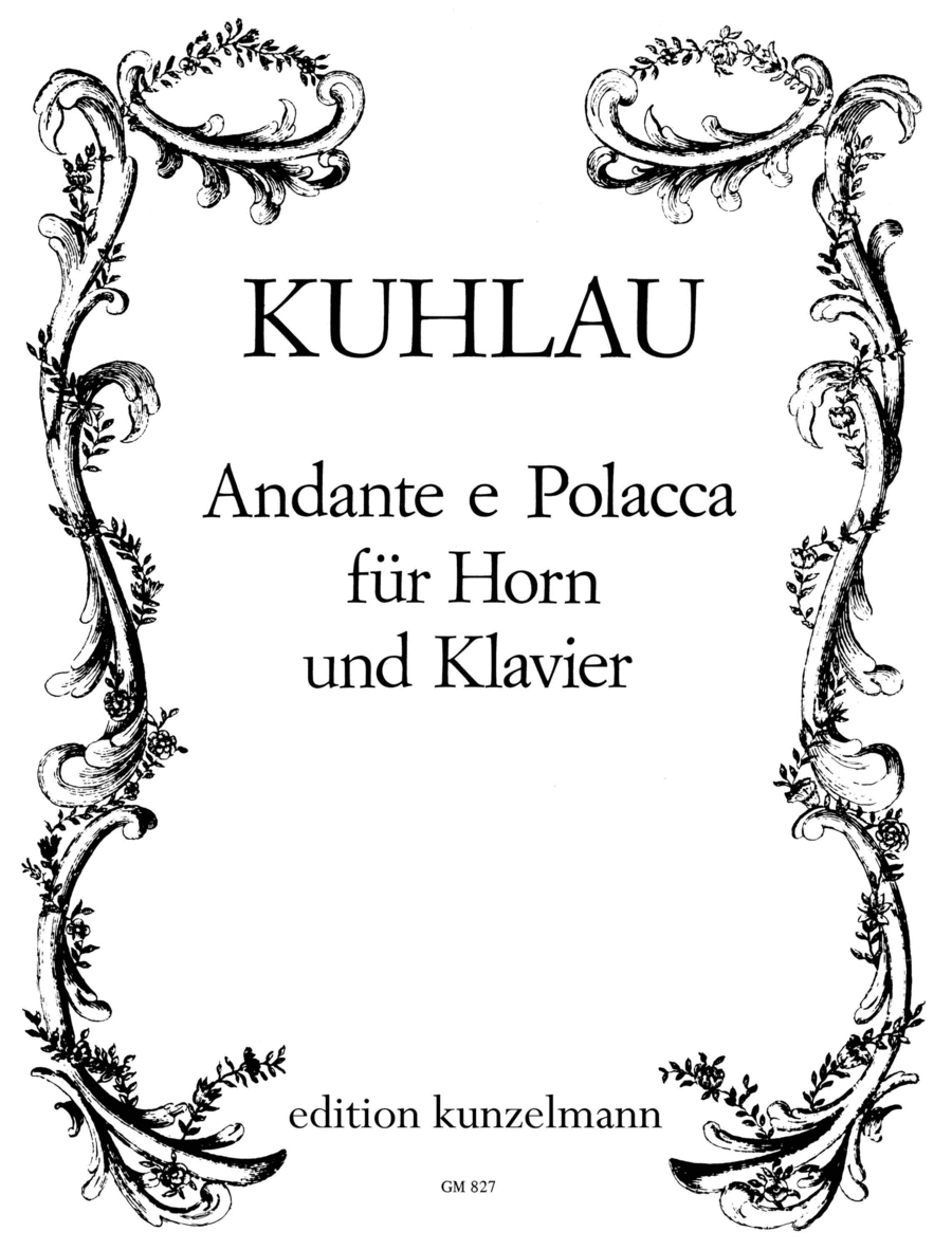 Andante e polacca Piano scores gallery preview page 1