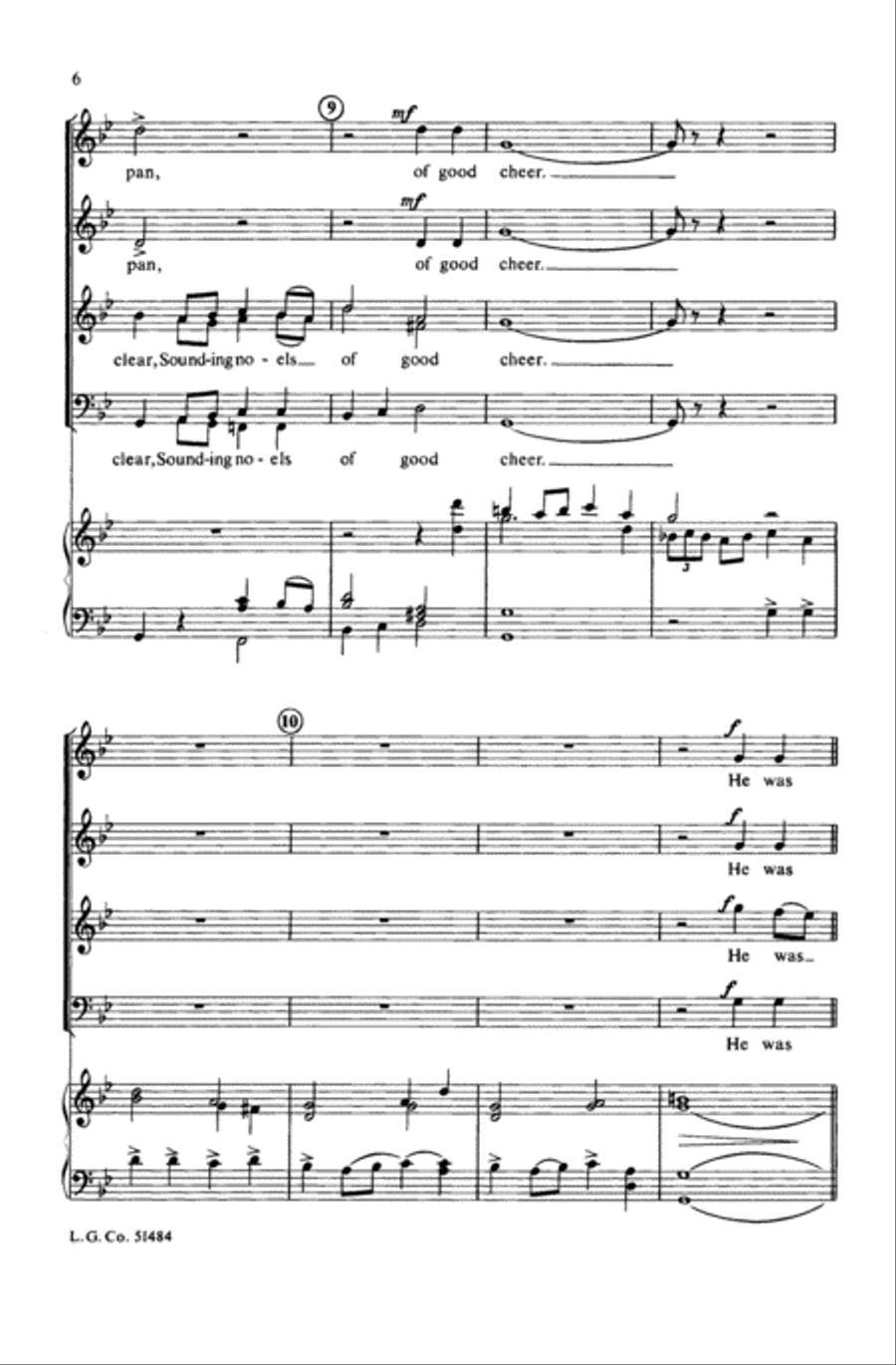 Patapan Choir scores gallery preview page 5