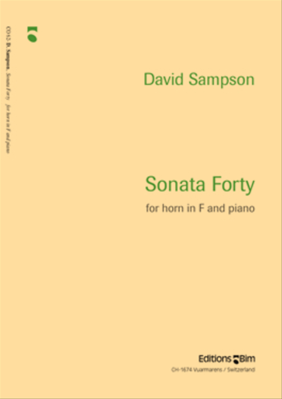 Sonata Forty Horn scores gallery preview page 1