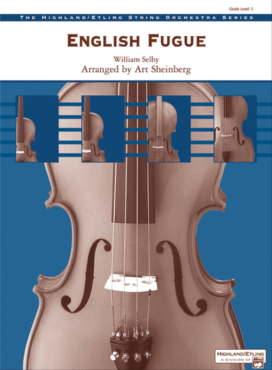 English Fugue String Orchestra scores gallery preview page 1