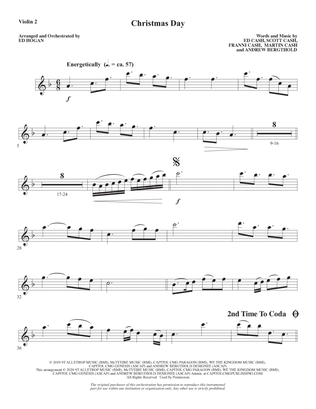 Christmas Day (arr. Ed Hogan) - Violin 2