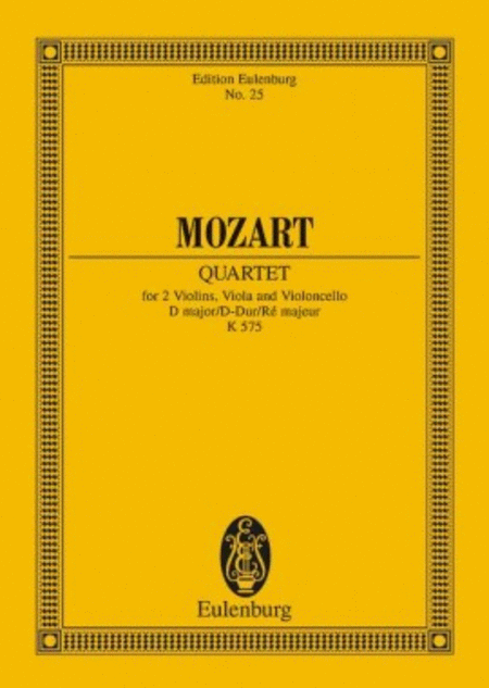 String Quartet in D Major, K. 575