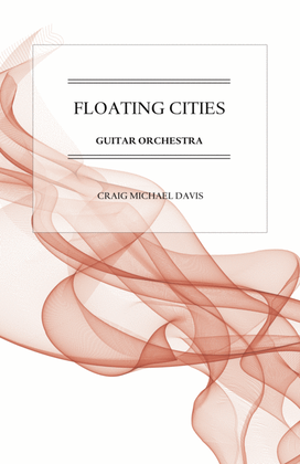 Book cover for Floating Cities - For Guitar Orchestra (12 Parts)