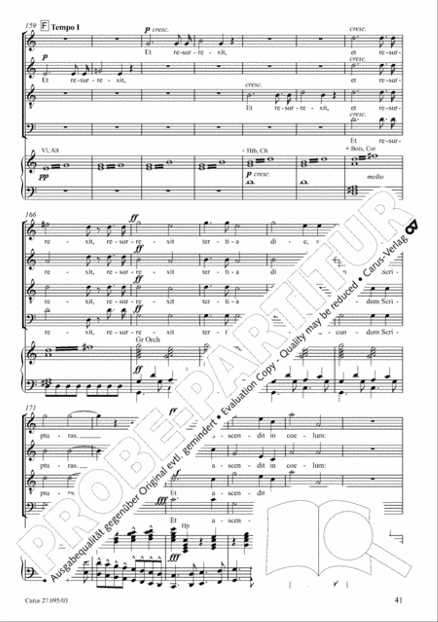 Messe solennelle de sainte Cecile STB scores gallery preview page 42