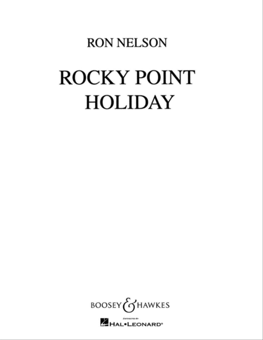 Rocky Point Holiday Concert Band scores gallery preview page 1
