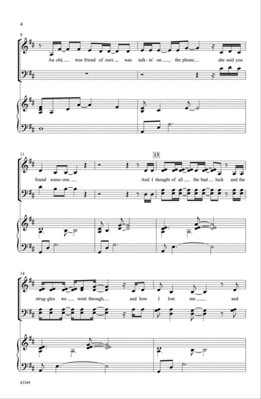 The Heart of the Matter Choir scores gallery preview page 2
