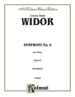 Book cover for Symphony No. 6 in G Minor, Op. 42