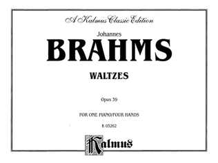 Book cover for Brahms: Waltzes, Op. 39