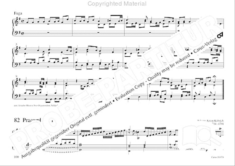 Organo pleno. Orgelstucke zum Ein- und Auszug Organ Solo scores gallery preview page 108