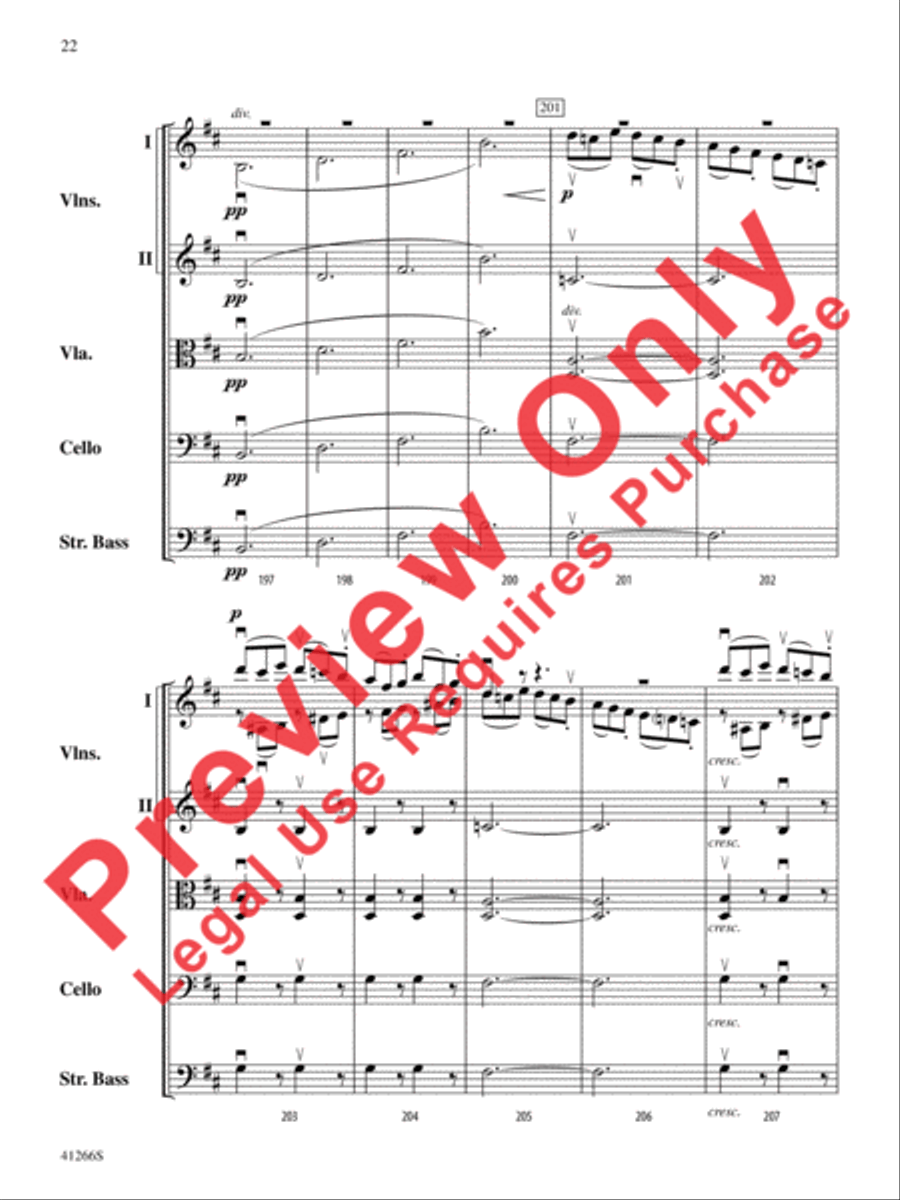 Adagio and Presto String Orchestra scores gallery preview page 23