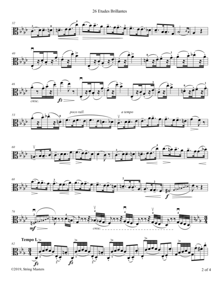 Mazas, Etudes for Viola Op 36, Book 2, No.53